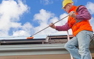 Haven Bank soft wash roof cleaning